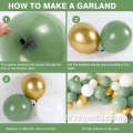 Olive Green LaTex Balloon Garland Arch Kit